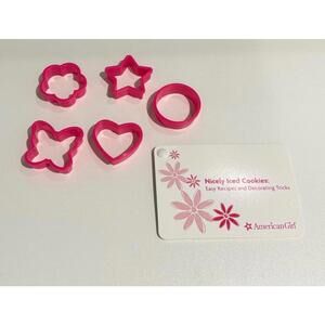 American Girl Cookie Cutters and Recipes from Aprons and Recipes Set